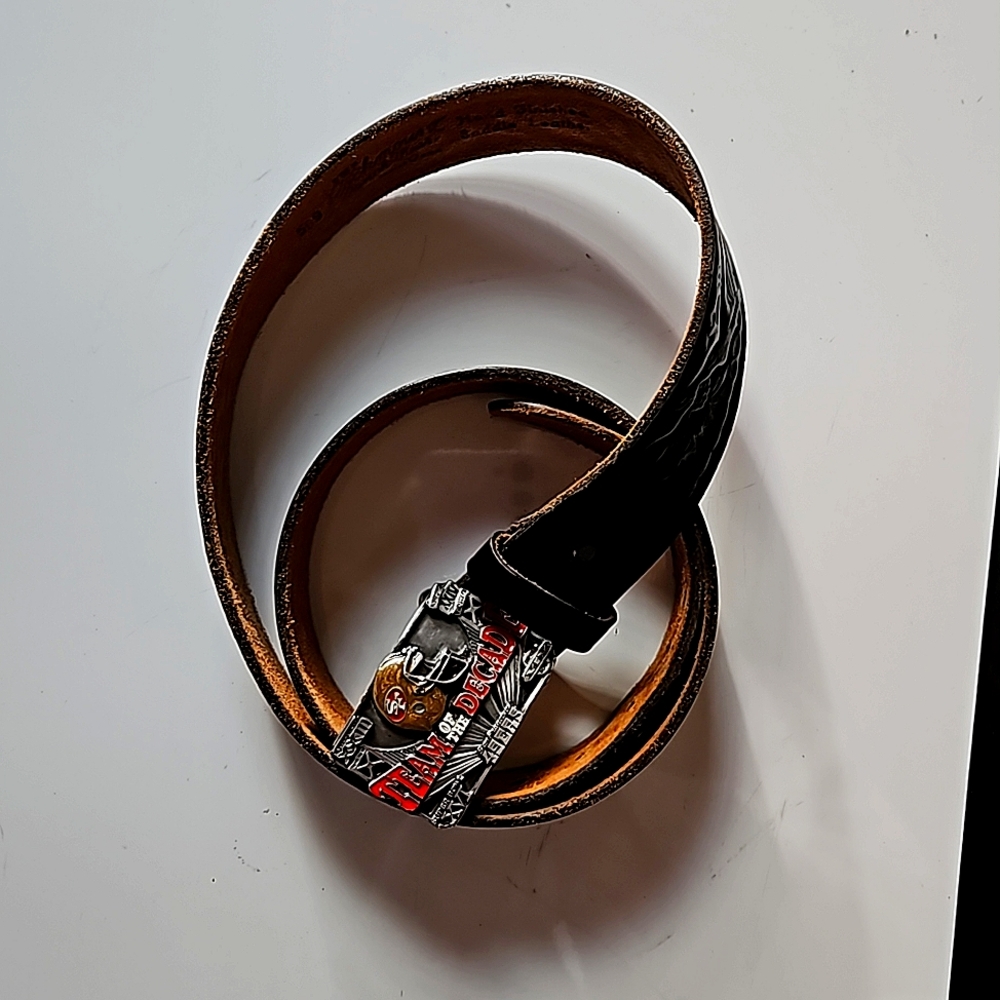49RS 1990's Authentic Limited Edition Belt Buckle w/Belt